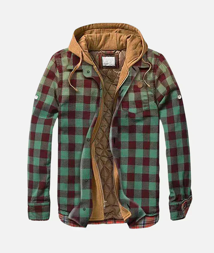 Yves™ I Patchwork-Jacke mit Karomuster