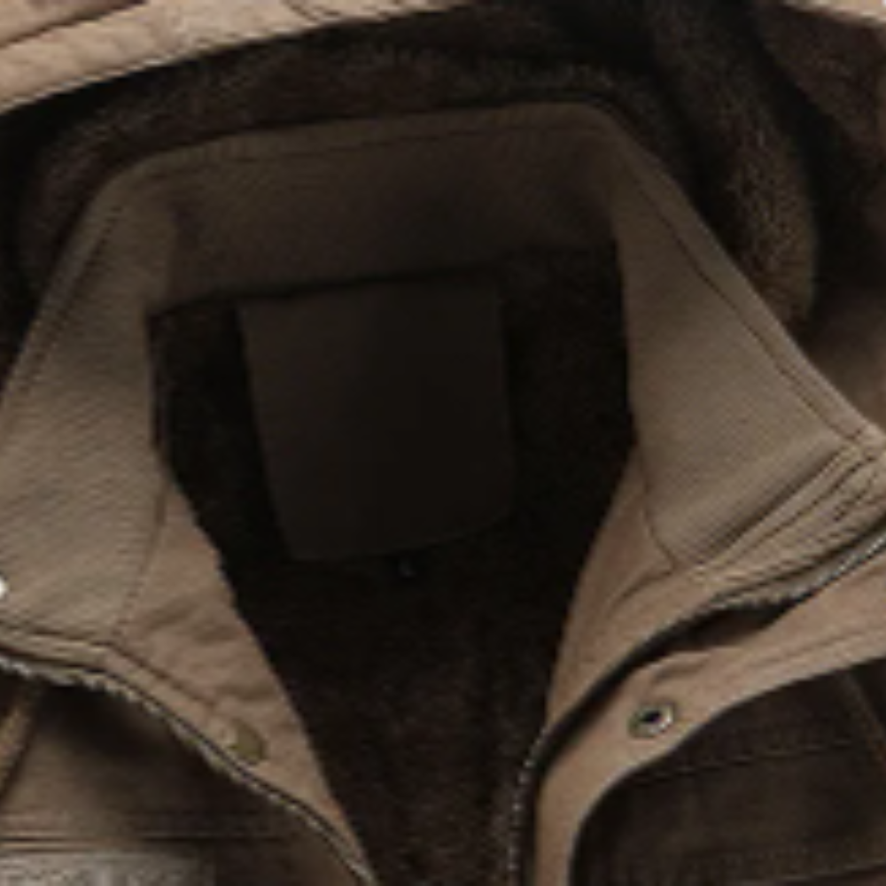 Stilvolle winddichte Winterjacke
