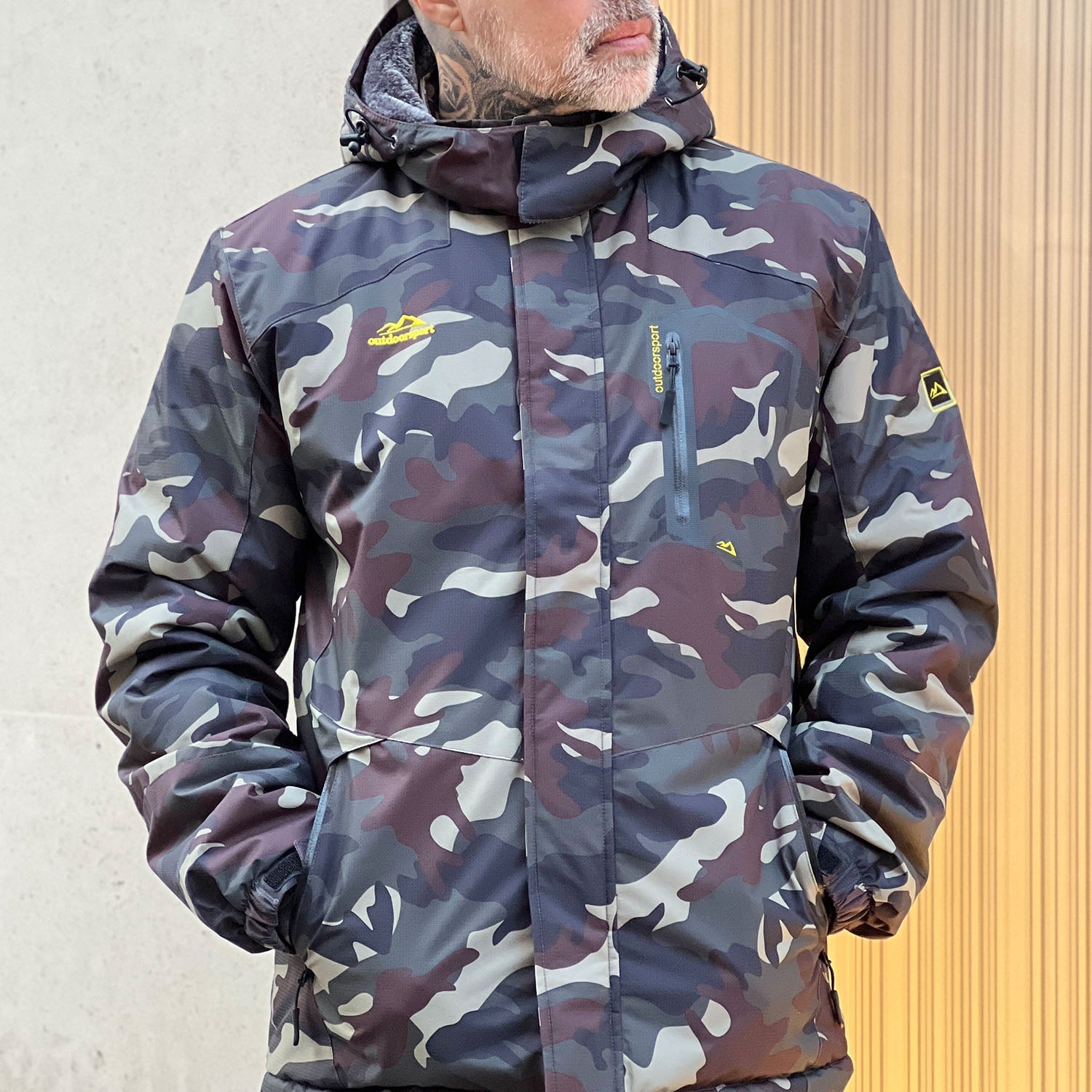Herren Outdoor-Winterjacke