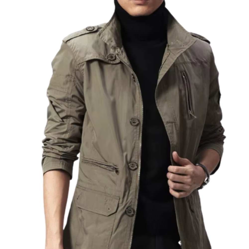 Stilvolle winddichte Jacke