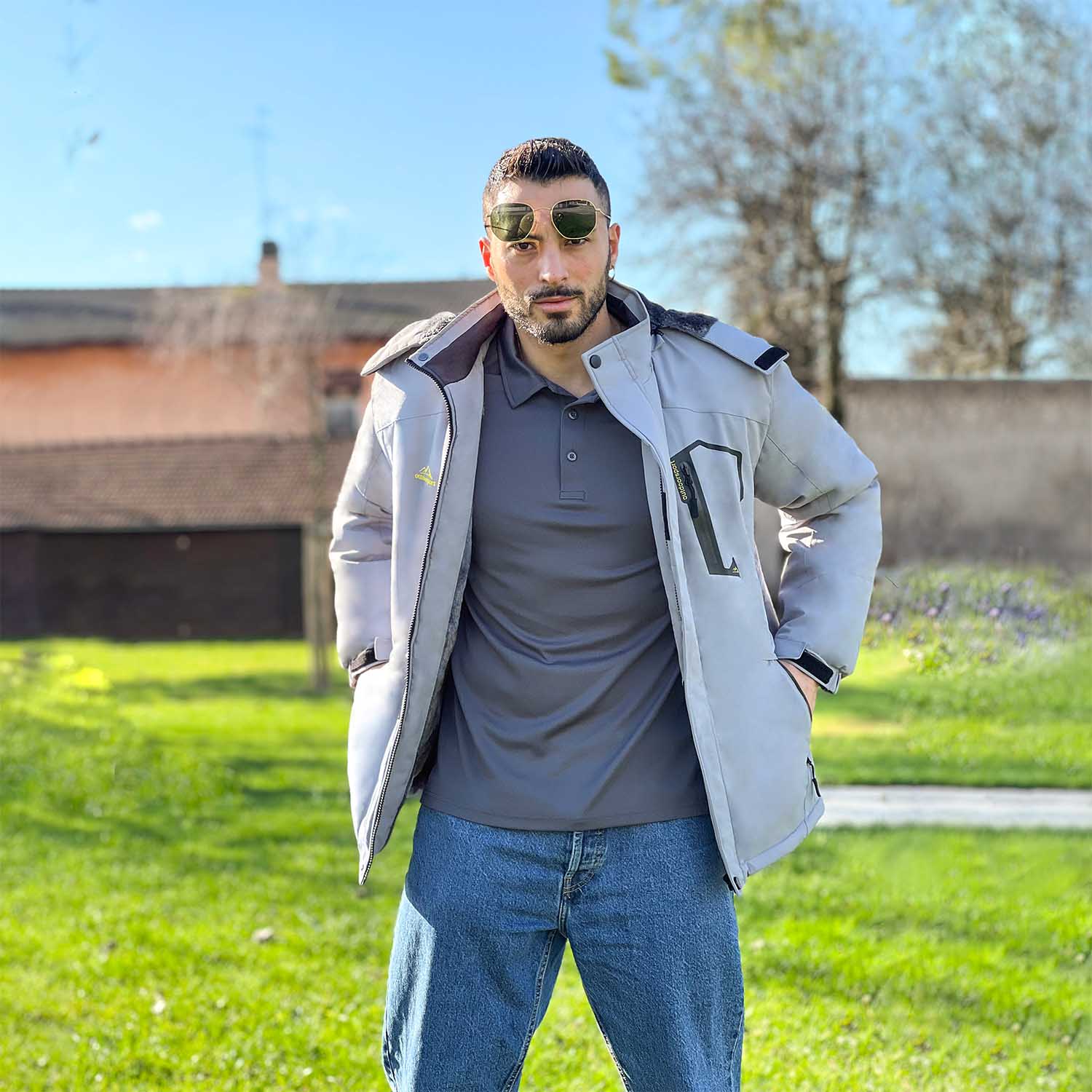 Herren Outdoor-Winterjacke