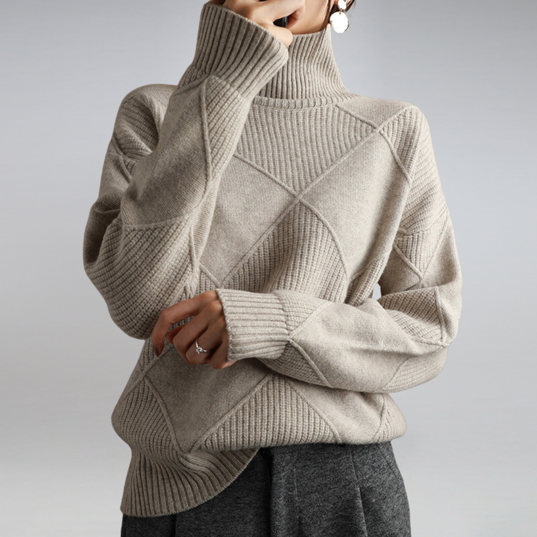 Adelle - Bequemer Rollkragenpullover