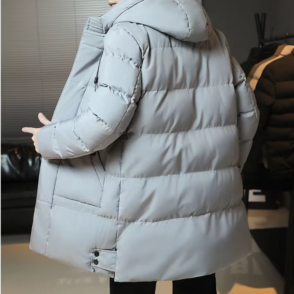 Stilvolle Lange Winterjacke