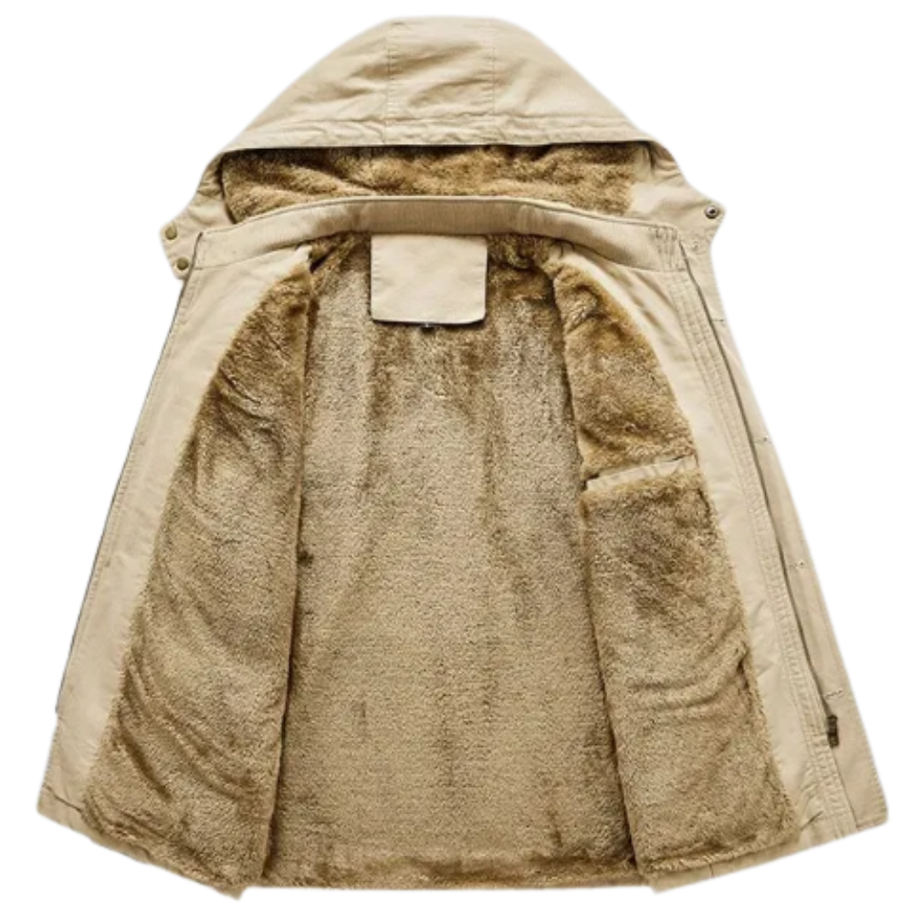 Stilvolle, gefütterte Premium-Winterjacke