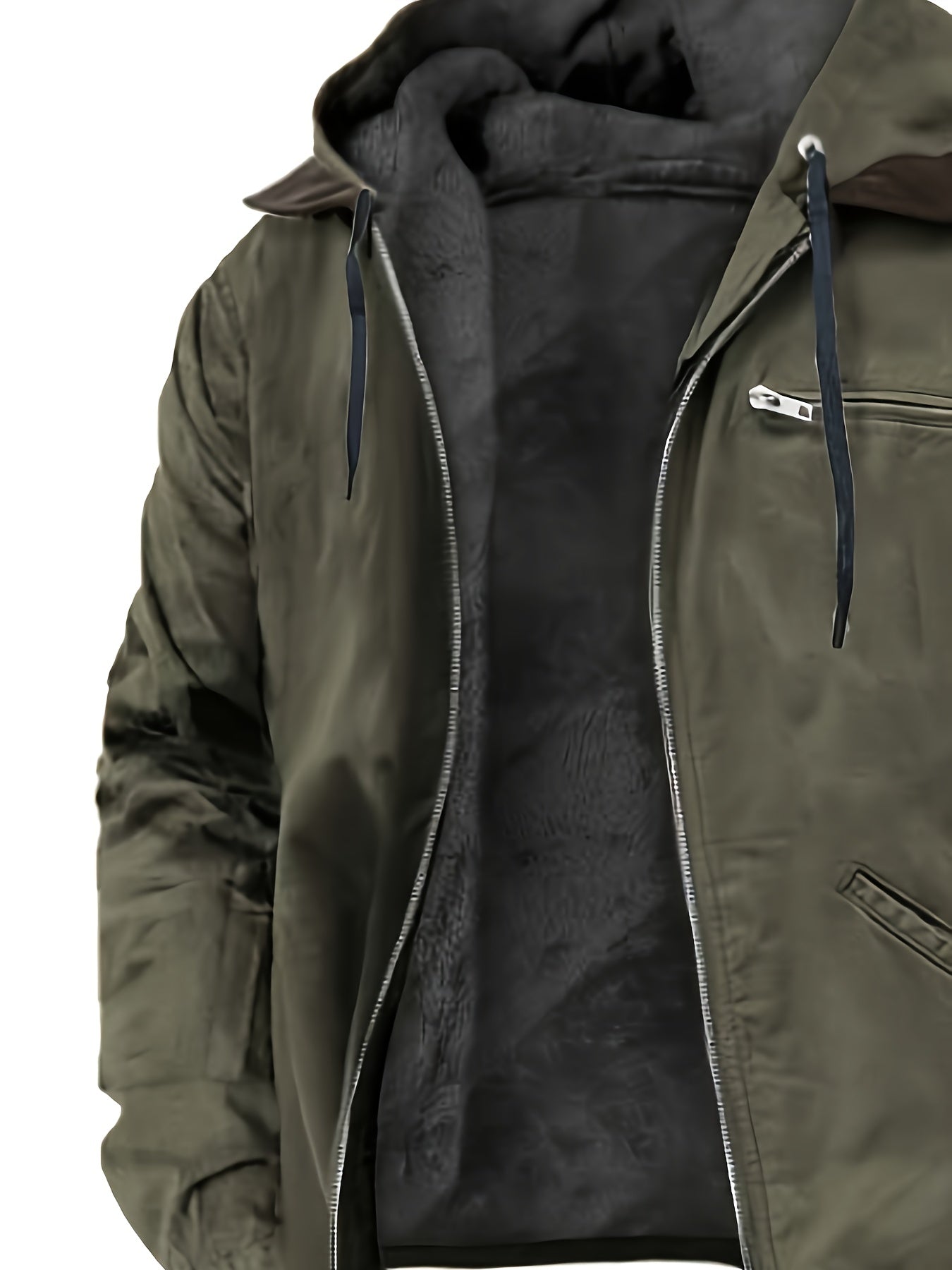 Eirik – Gefütterte Kapuzenjacke mit Reißverschluss
