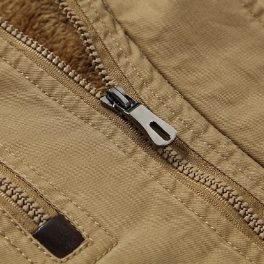 Stilvolle, gefütterte Baumwollwinterjacke
