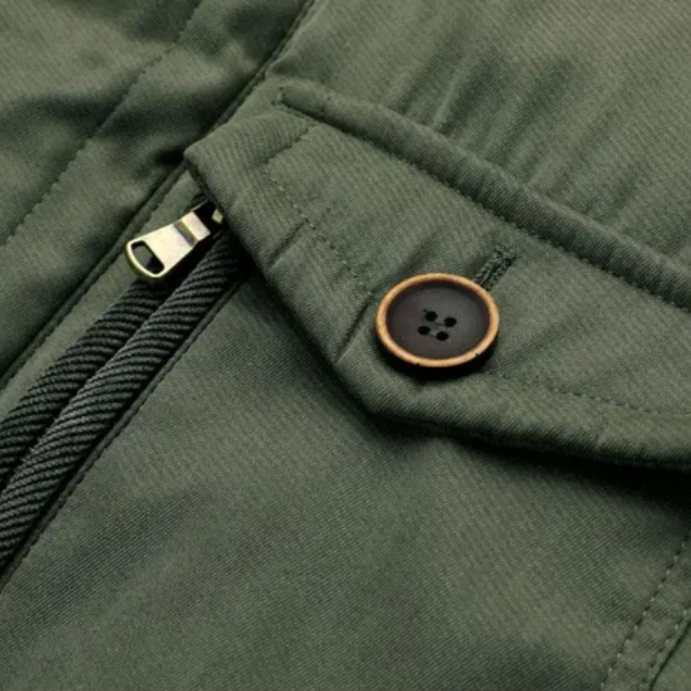 Stilvolle, gefütterte Outdoorjacke
