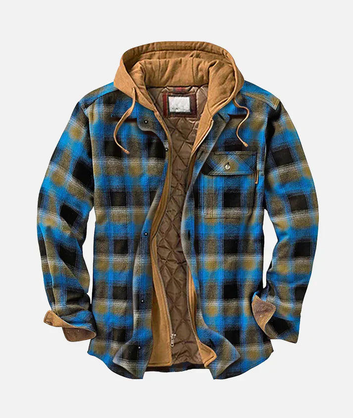 Yves™ I Patchwork-Jacke mit Karomuster