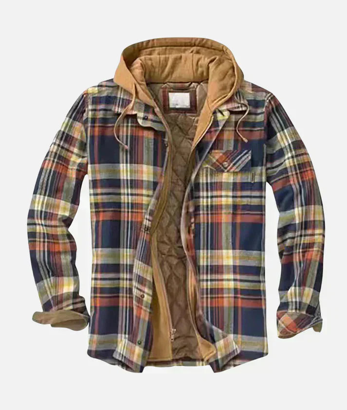 Yves™ I Patchwork-Jacke mit Karomuster