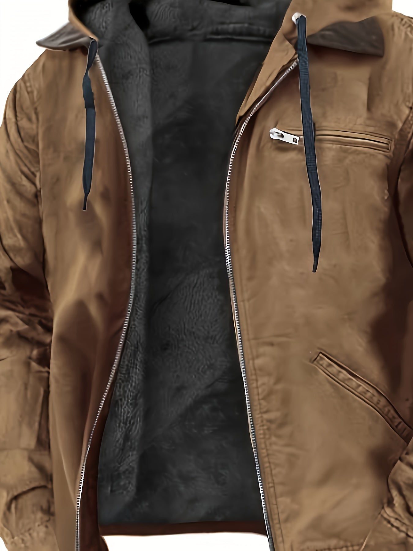 Eirik – Gefütterte Kapuzenjacke mit Reißverschluss