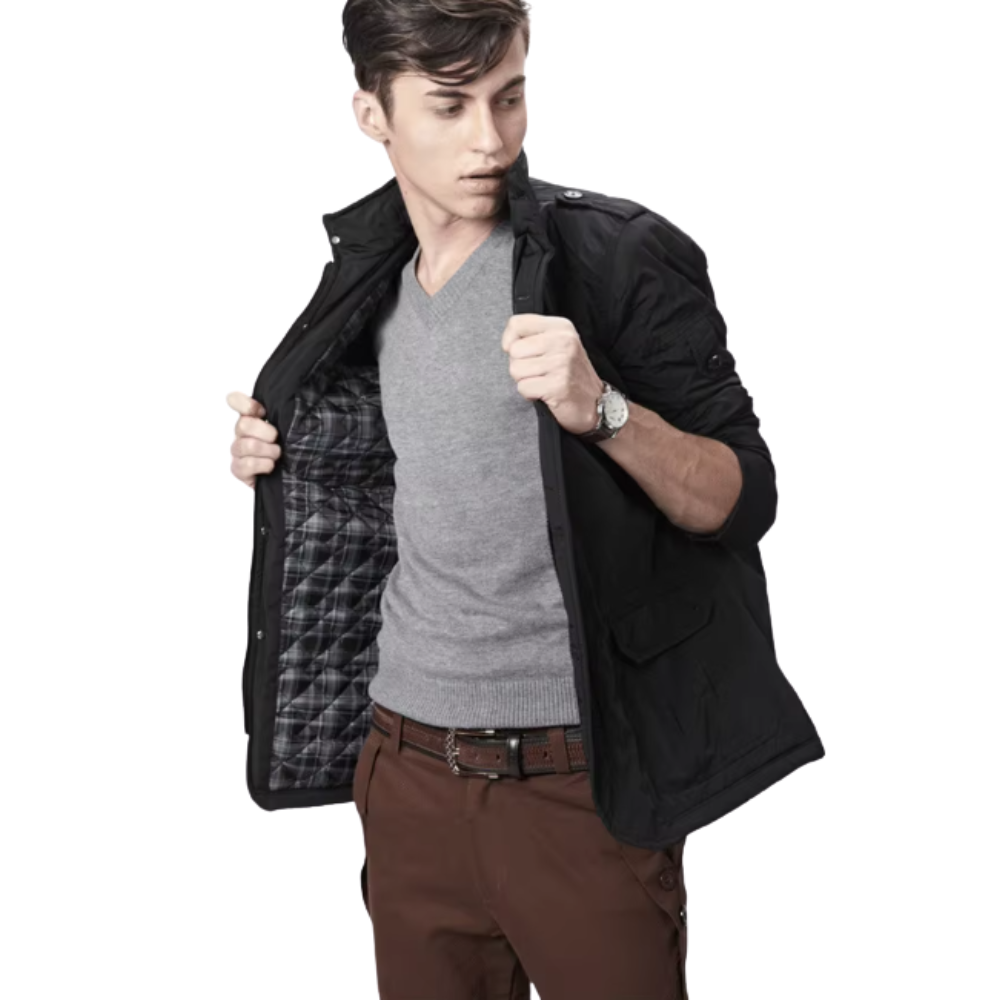 Stilvolle winddichte Jacke