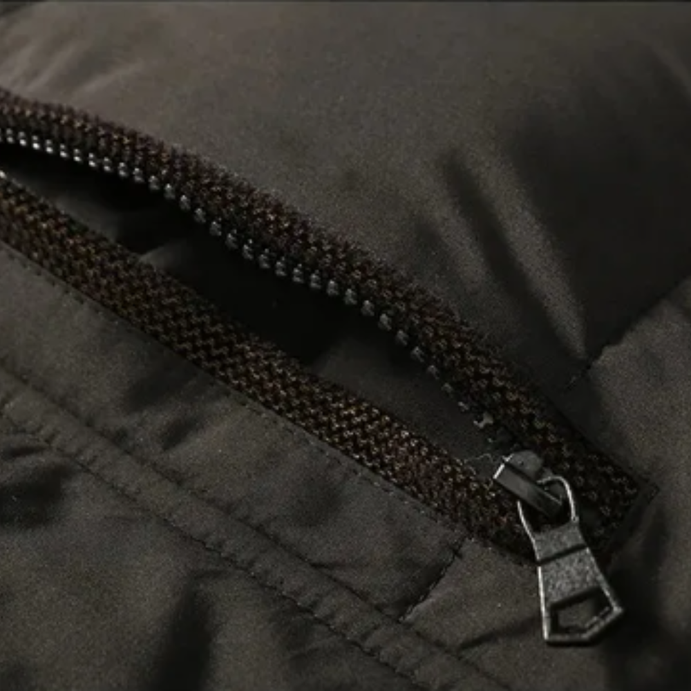 Stilvolle, gefütterte Fleece-Winterjacke