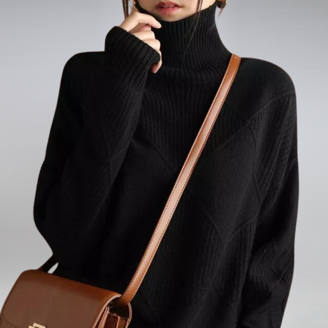 Adelle - Bequemer Rollkragenpullover
