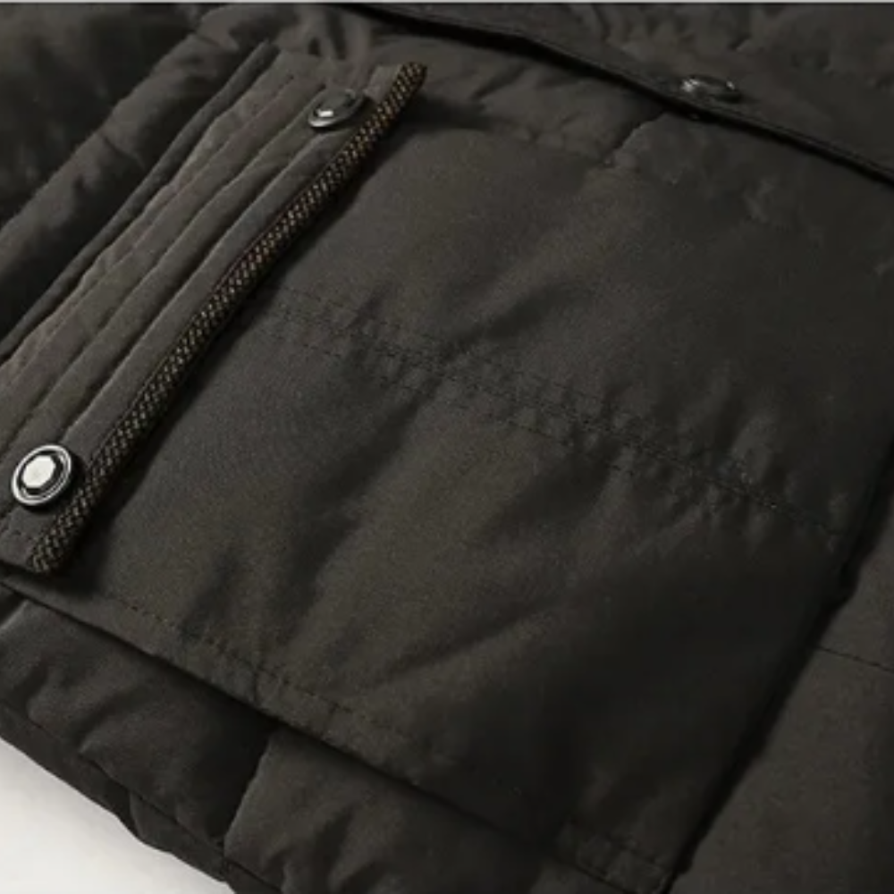 Stilvolle, gefütterte Fleece-Winterjacke