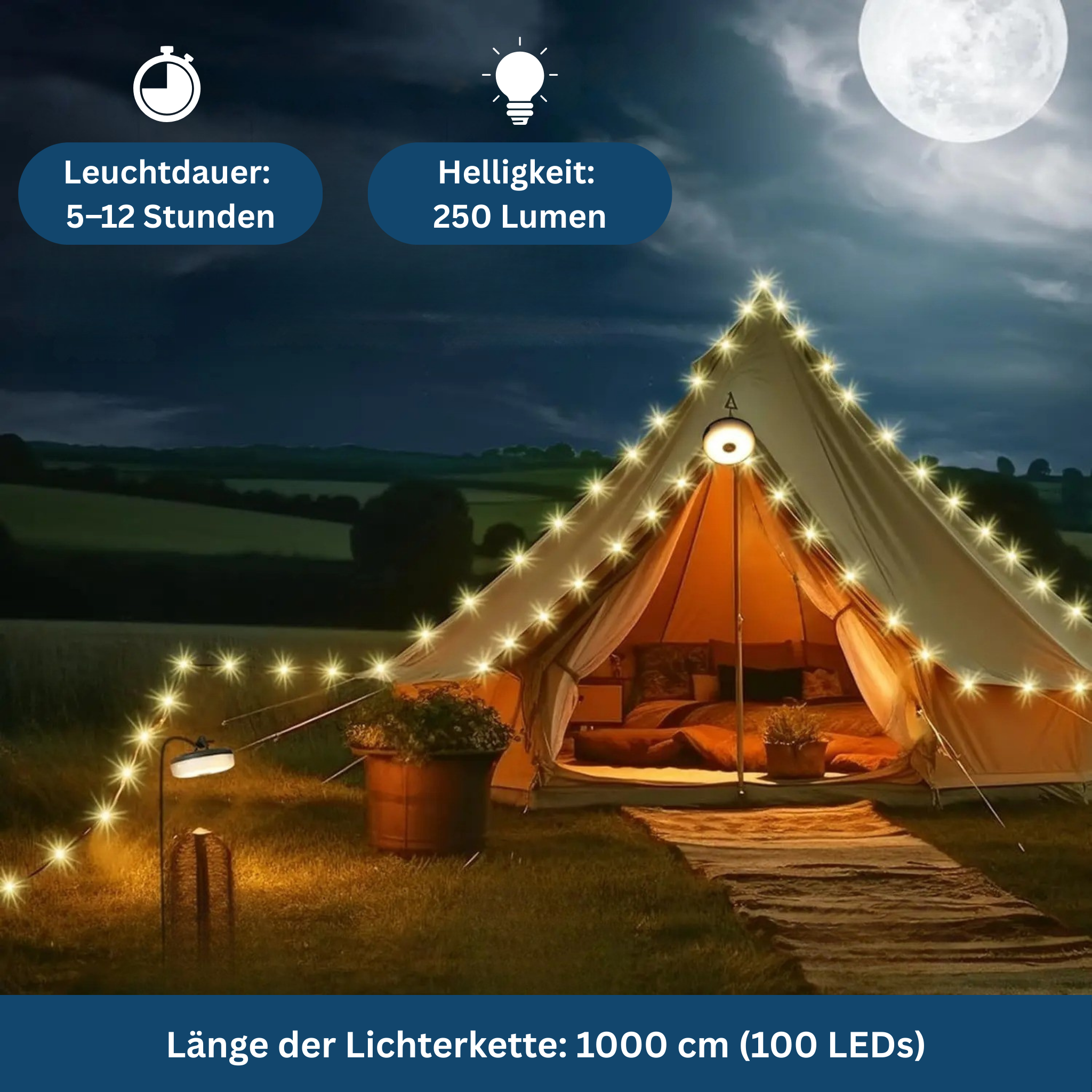 CampBright - Vom Spot zur Lichterkette in Sekunden
