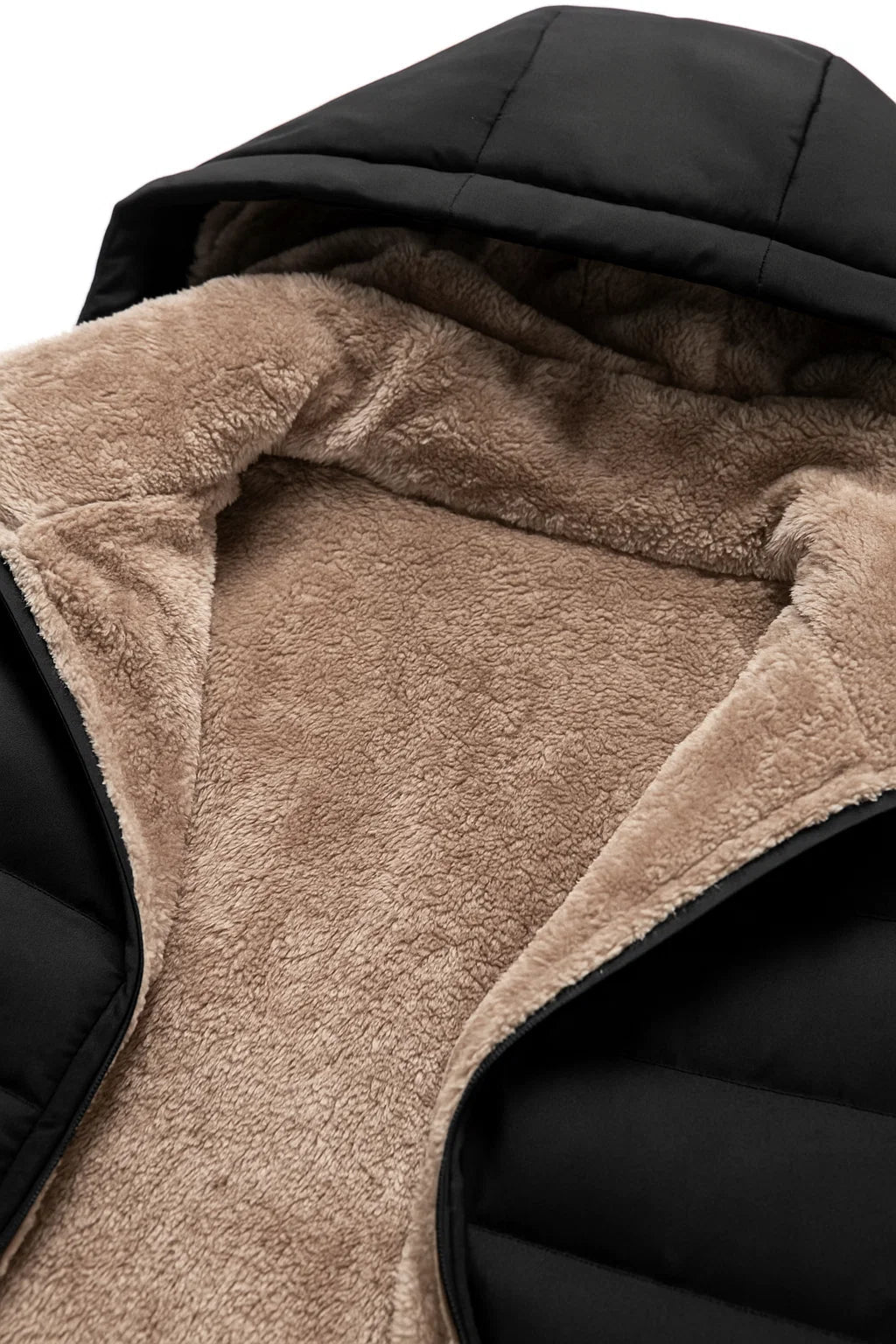 Herren Fleecejacke Schwarz Dick Winddicht Lässig 5XL Winter Outdoor