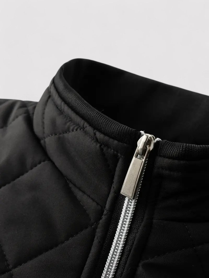 Herrenjacke Isoliert Warmes Gewebe Klassisches Vielseitiges Design