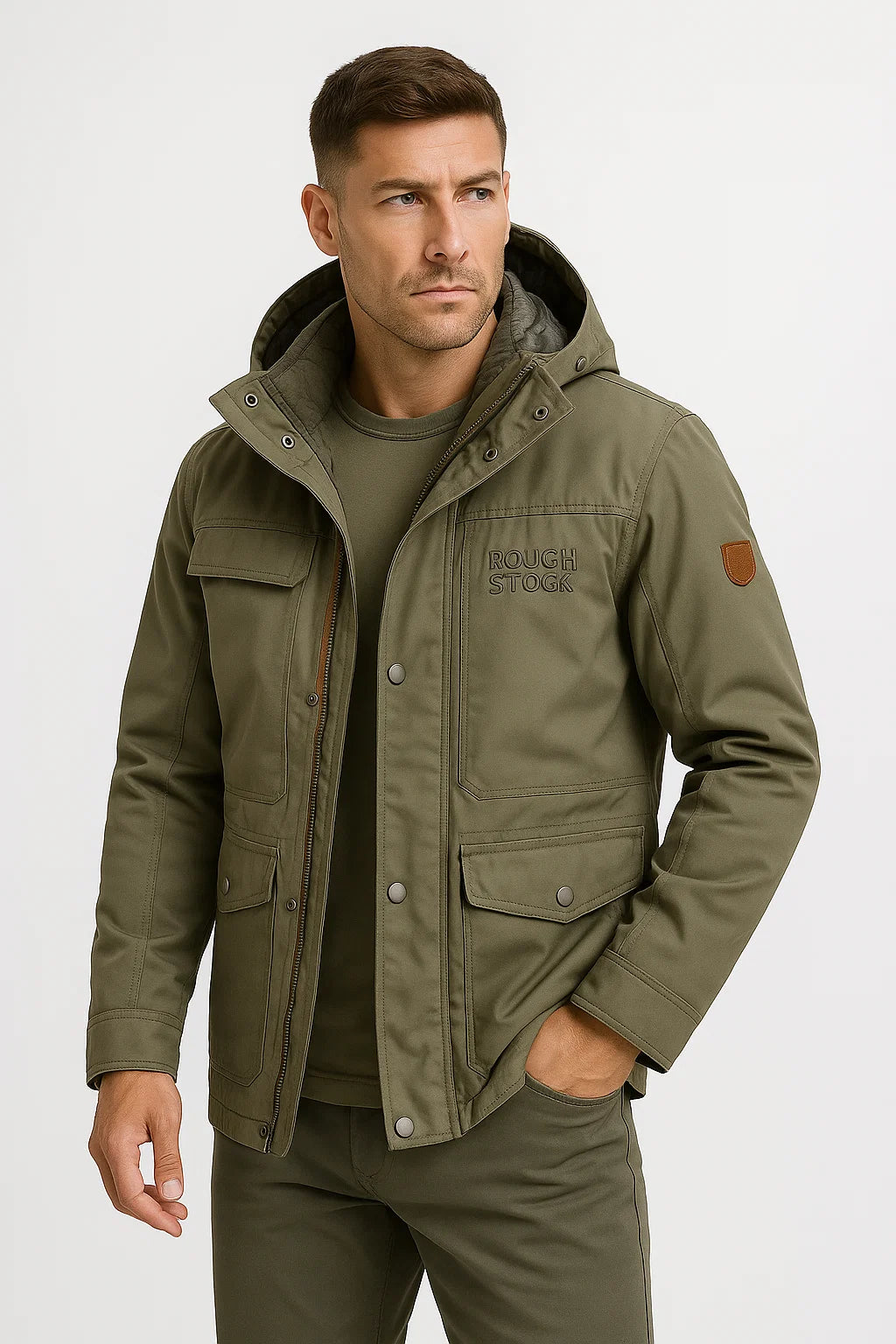 Herren Isolierte Wasserdichte Pufferjacke für Outdoor-Aktivitäten