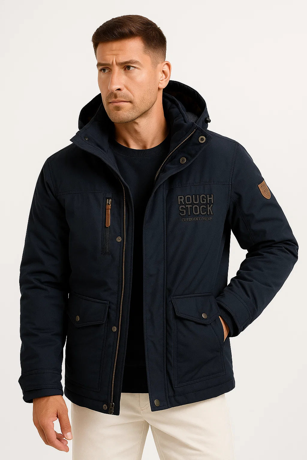 Herren Isolierte Wasserdichte Pufferjacke für Outdoor-Aktivitäten
