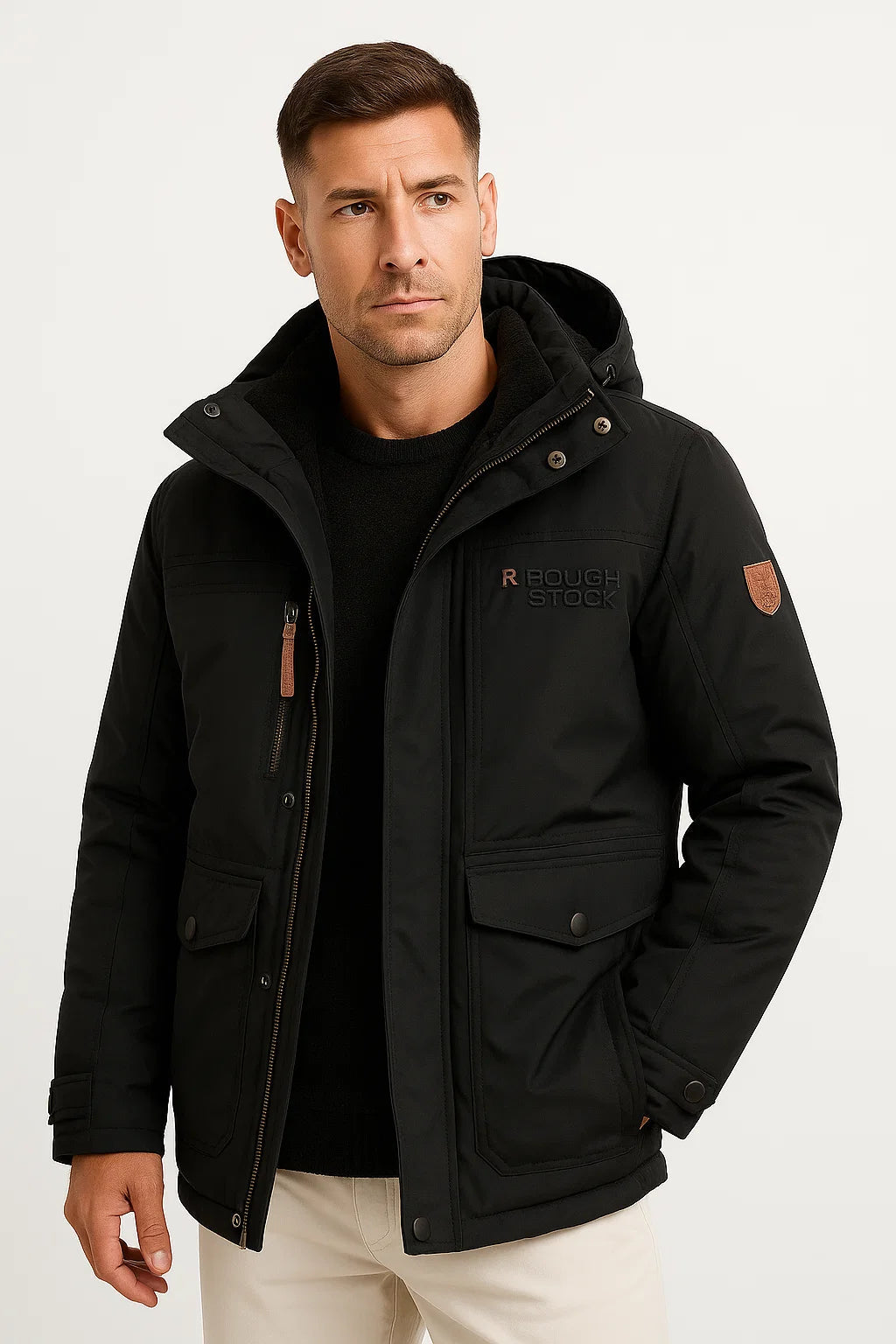 Herren Isolierte Wasserdichte Pufferjacke für Outdoor-Aktivitäten