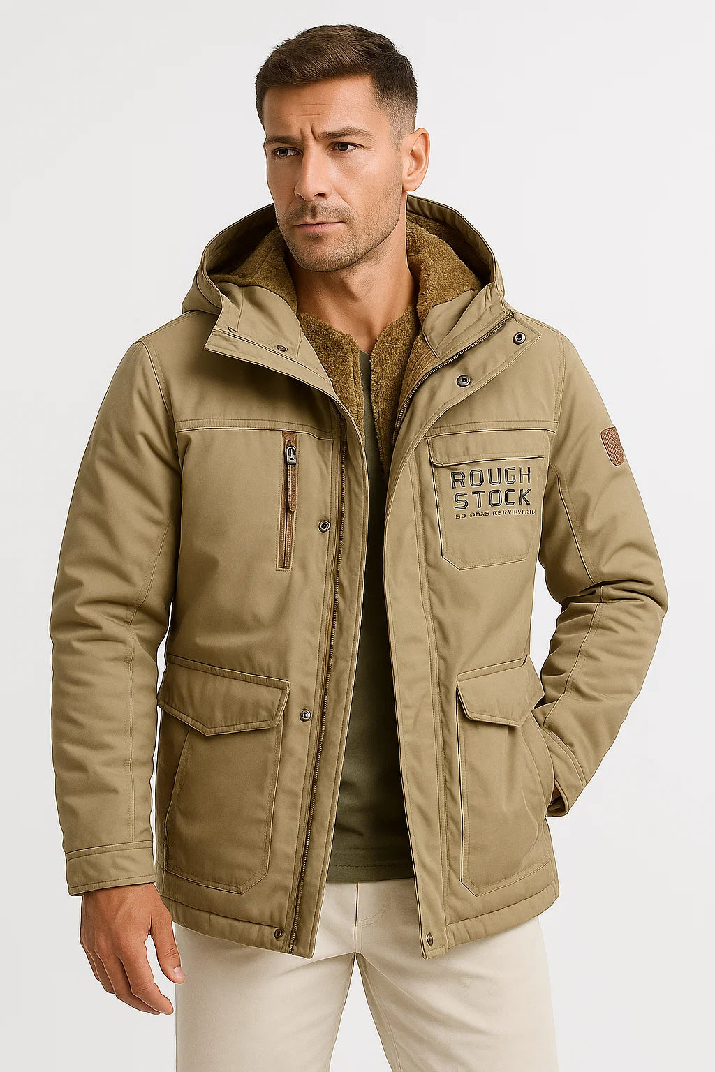 Herren Isolierte Wasserdichte Pufferjacke für Outdoor-Aktivitäten