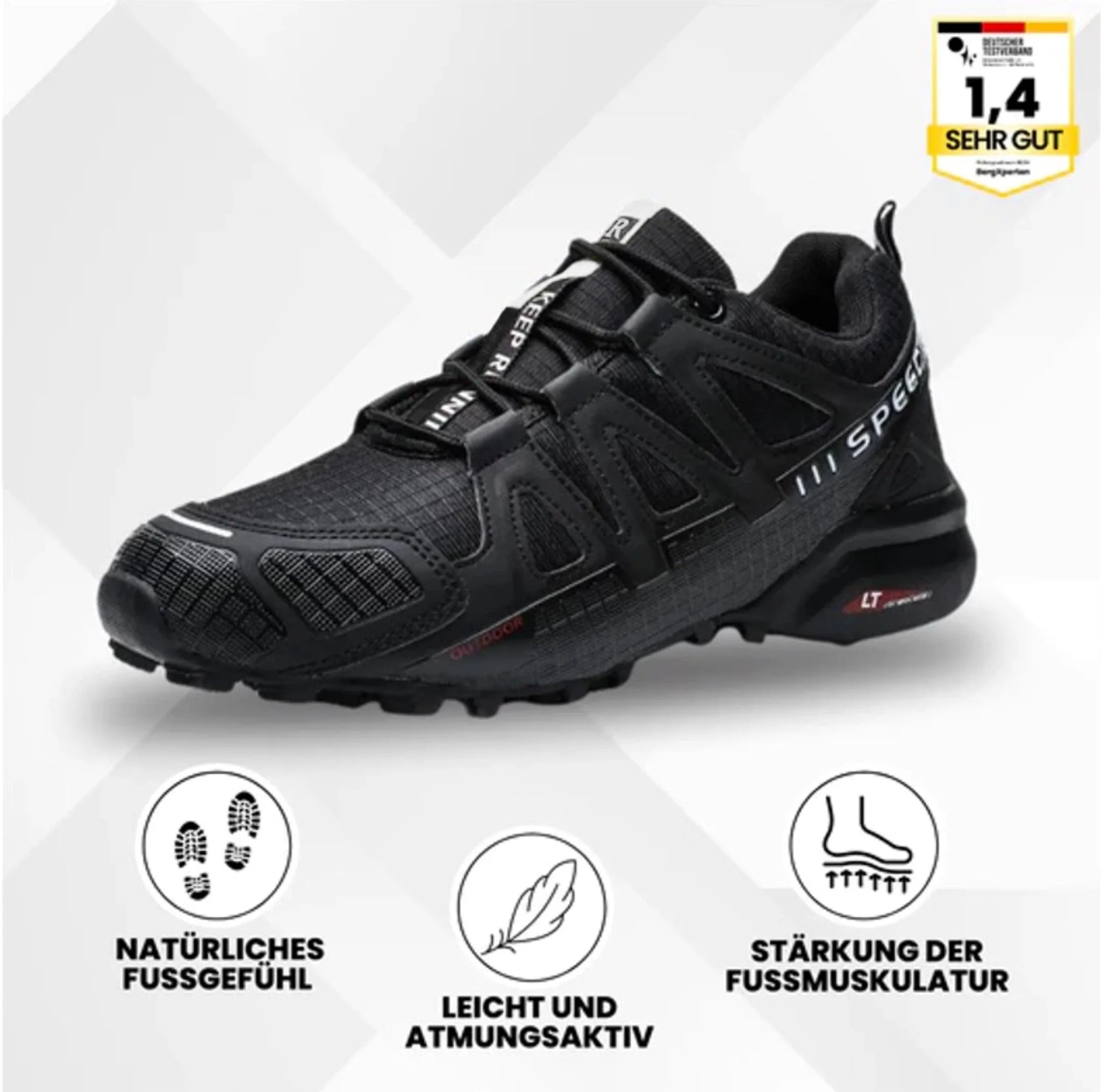 OrthoTrekking - ergonomischer schmerzlindernder Trekking u.- Wanderschuhe