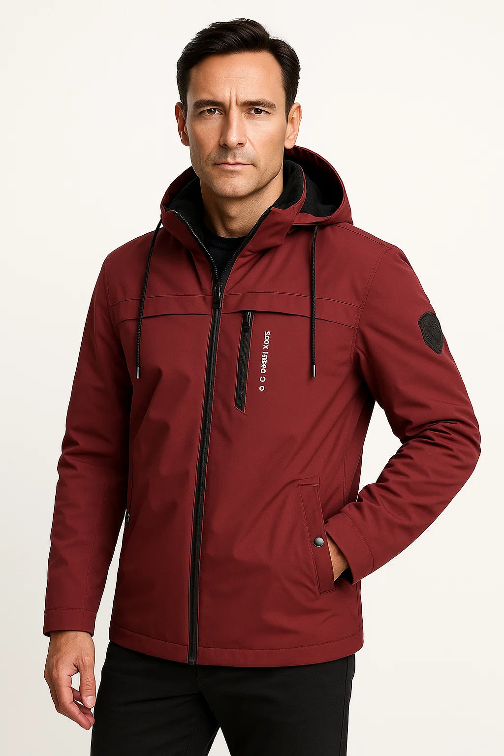 Herren Fleecejacke Robustes Material Dunkelblau Sportliches Design