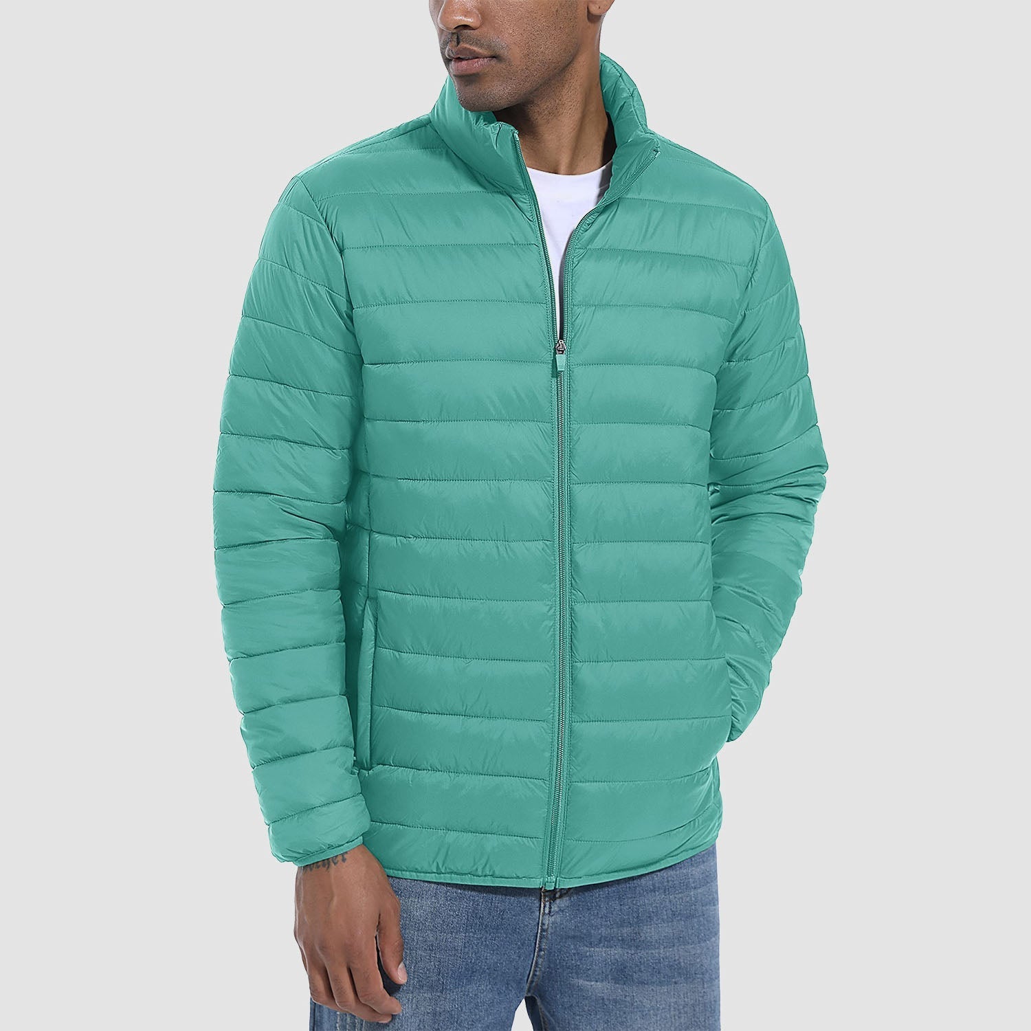 Herren Steppjacke - Leicht & Warm für den Winter