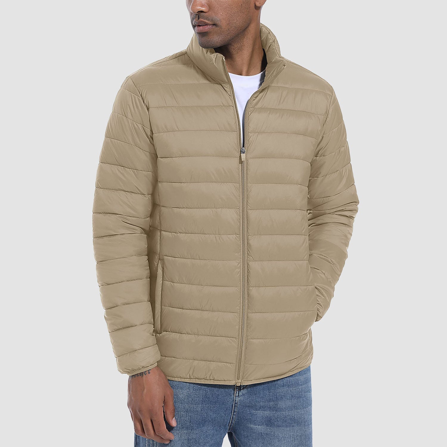 Herren Steppjacke - Leicht & Warm für den Winter