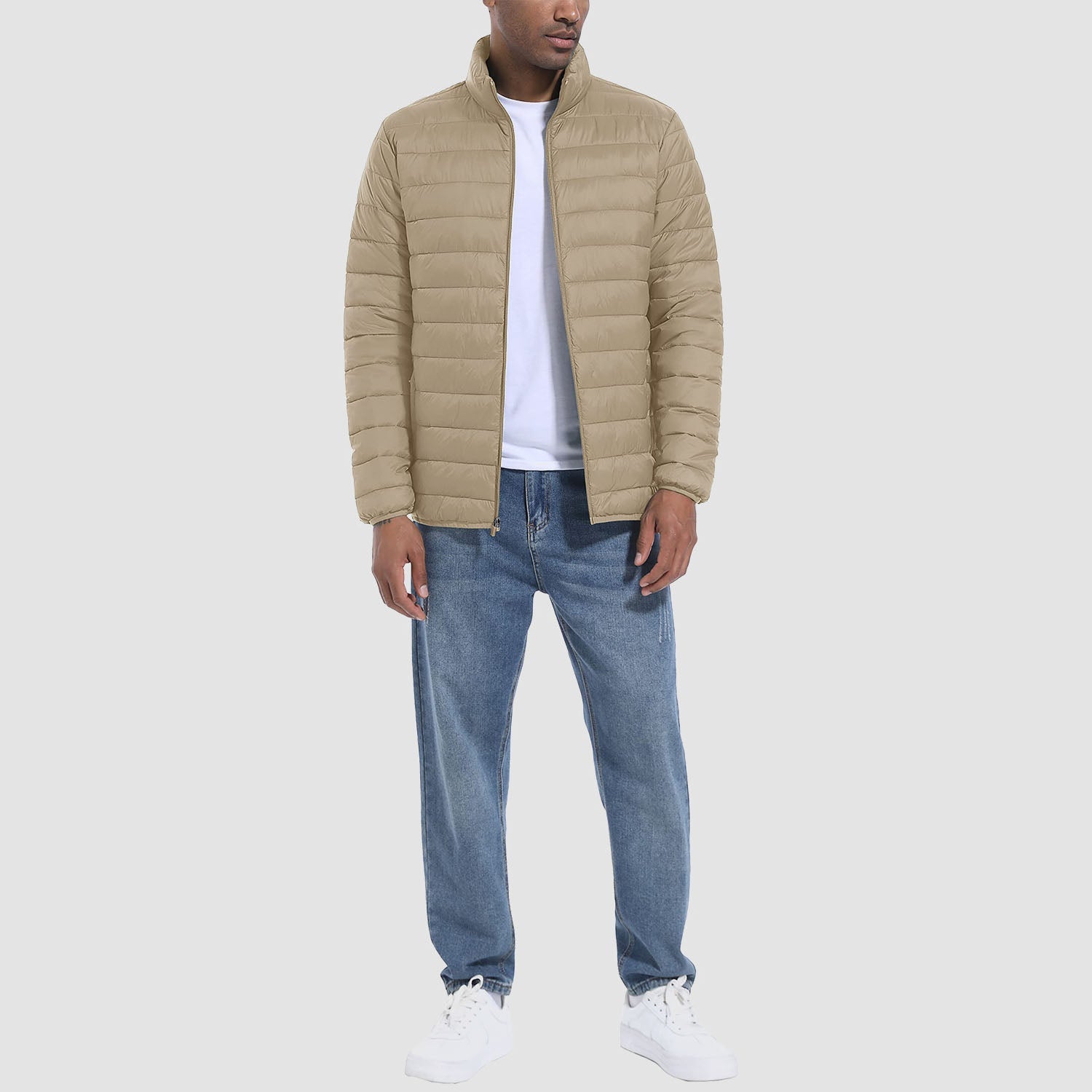 Herren Steppjacke - Leicht & Warm für den Winter