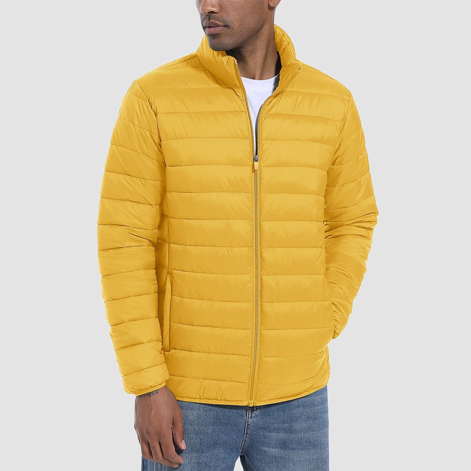 Herren Steppjacke - Leicht & Warm für den Winter