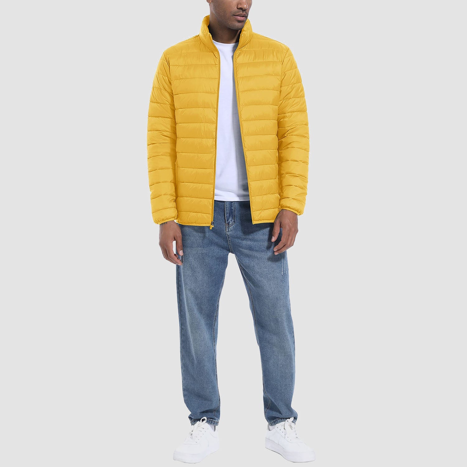 Herren Steppjacke - Leicht & Warm für den Winter