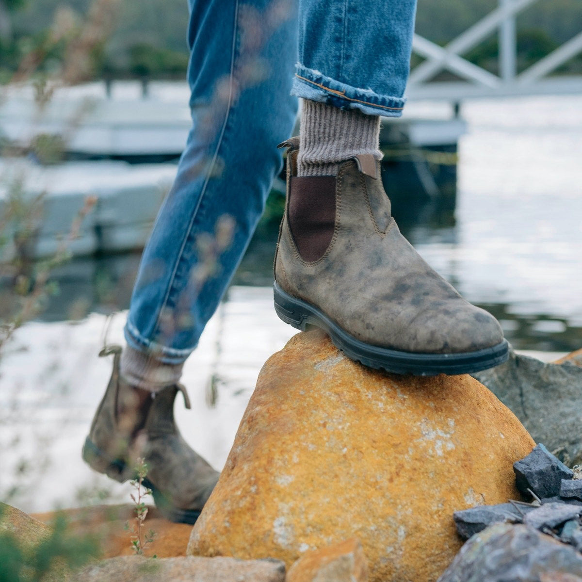 Herren Chelsea Boots mit Robuster Sohle – Bequemes Hineinschlüpfen und Knöchelpassform