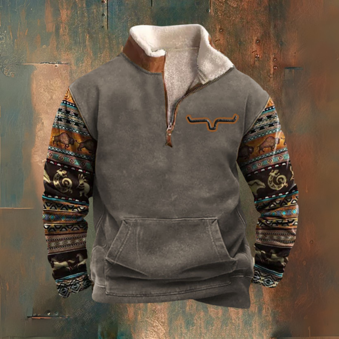 RODEO – Herbst-/Winterjacke mit halbem Reißverschluss