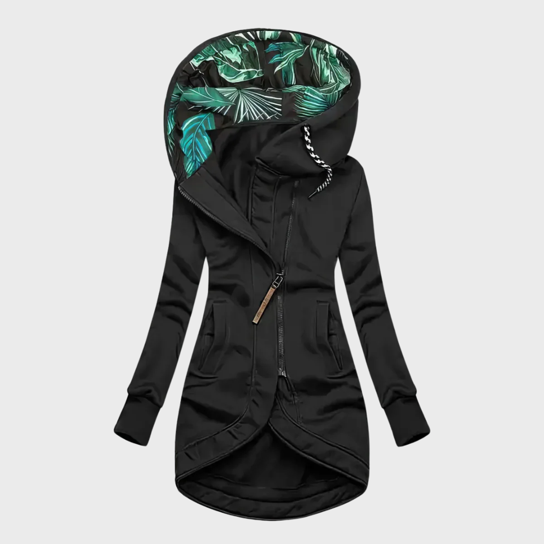 Eleganter & warmer Wintermantel mit Kapuze