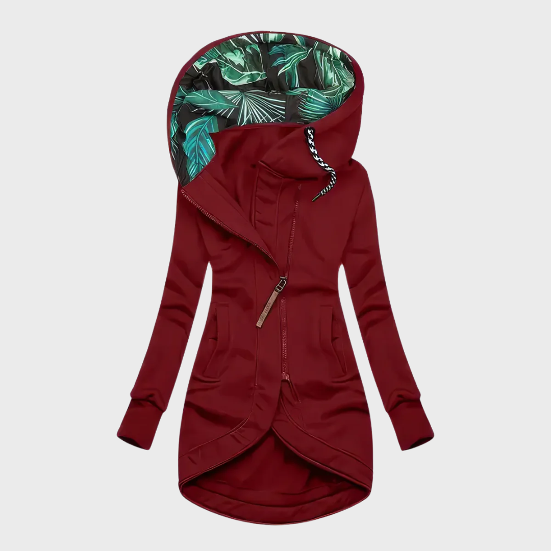 Eleganter & warmer Wintermantel mit Kapuze