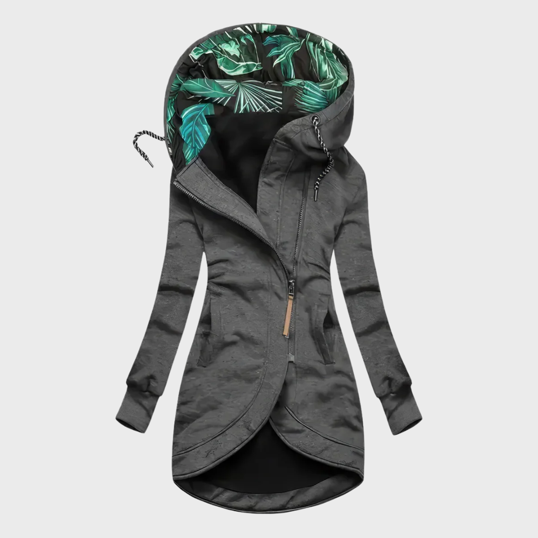 Eleganter & warmer Wintermantel mit Kapuze