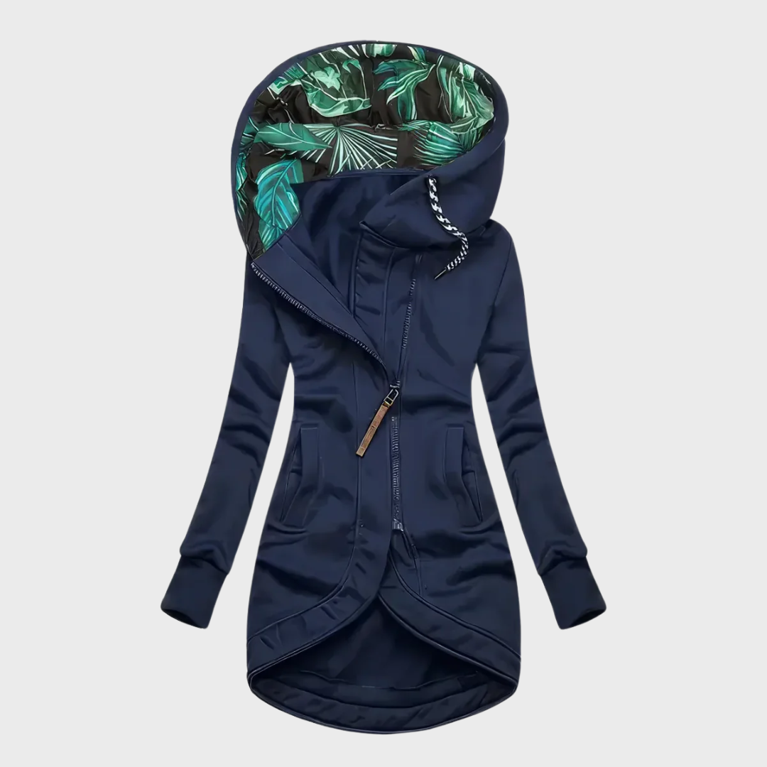 Eleganter & warmer Wintermantel mit Kapuze