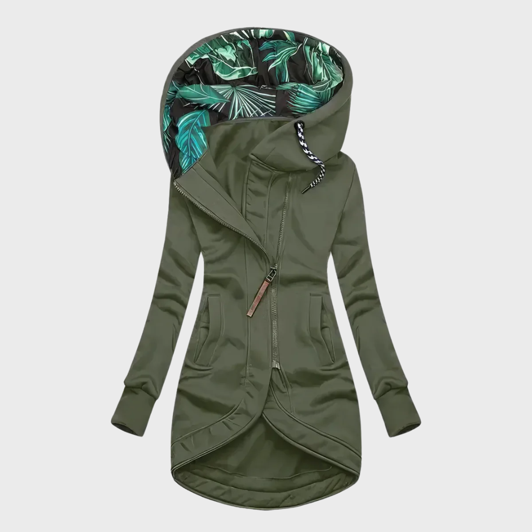 Eleganter & warmer Wintermantel mit Kapuze