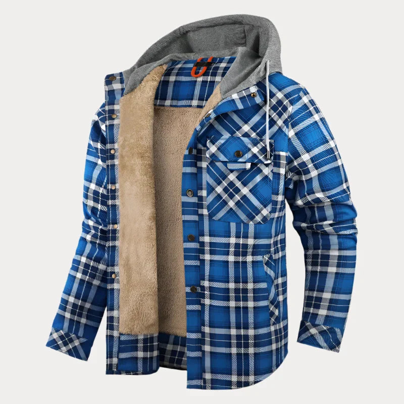 Alpine Explorer® Fleecejacke mit Karomuster