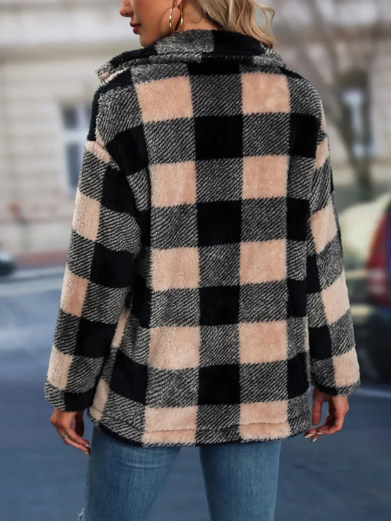 Carla | Lässige Karojacke