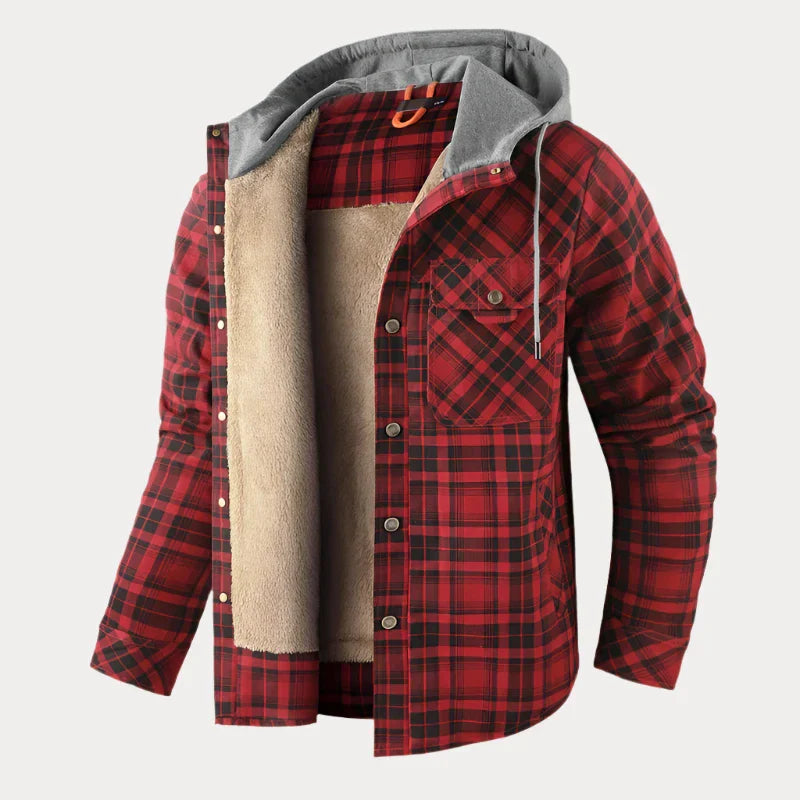Alpine Explorer® Fleecejacke mit Karomuster