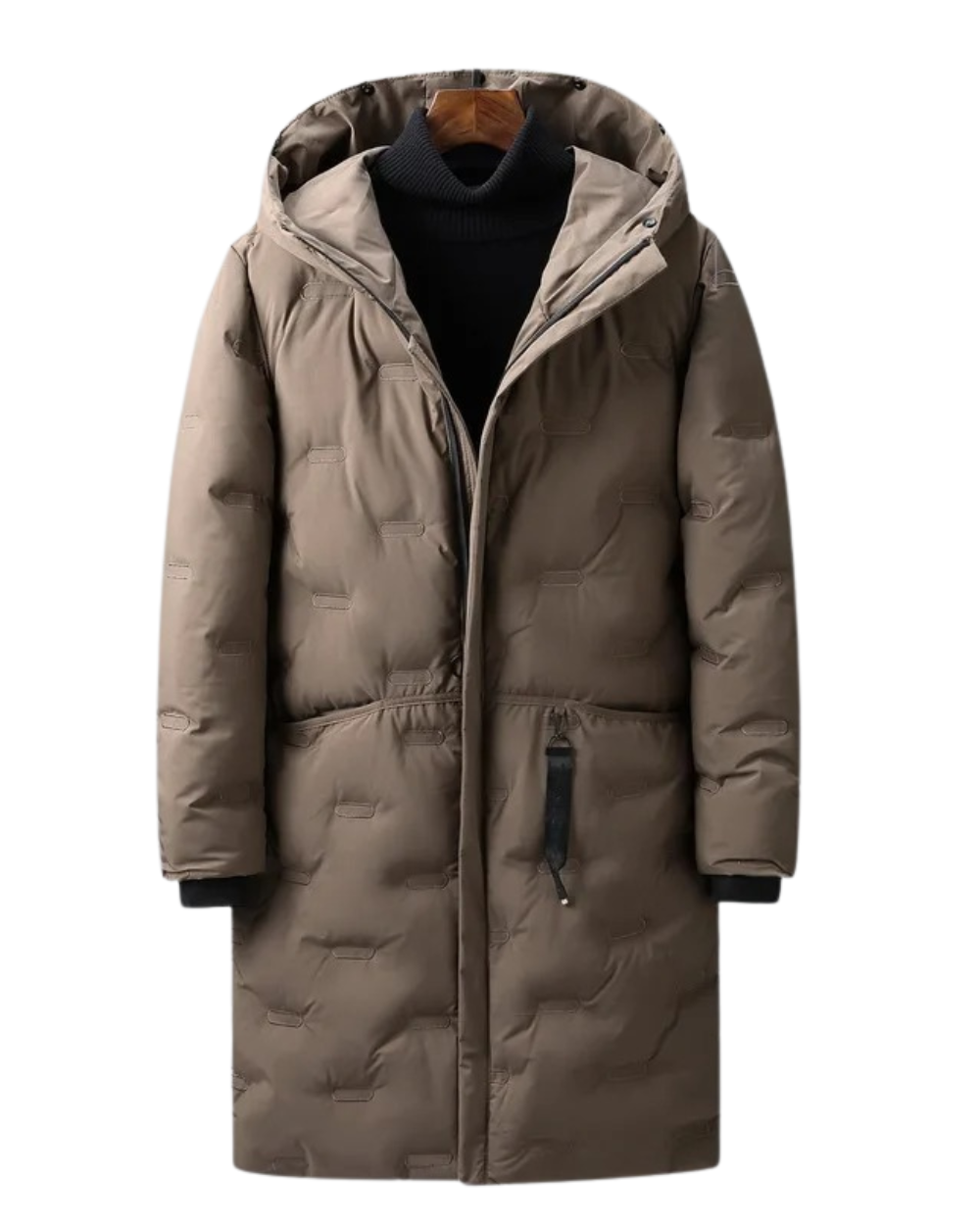 Langärmlige Winterjacke