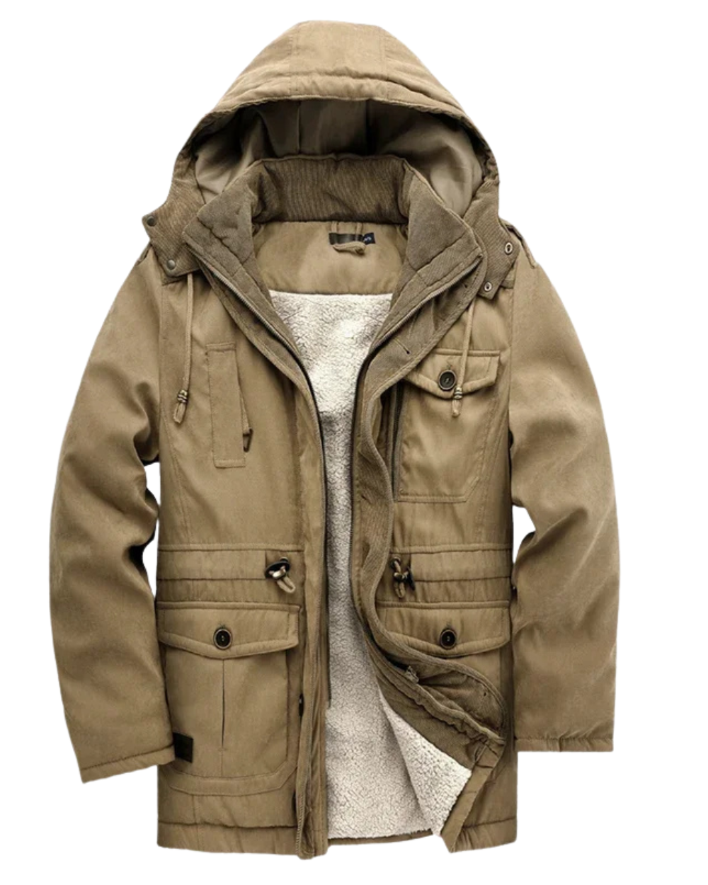 Stilvolle, gefütterte Outdoorjacke