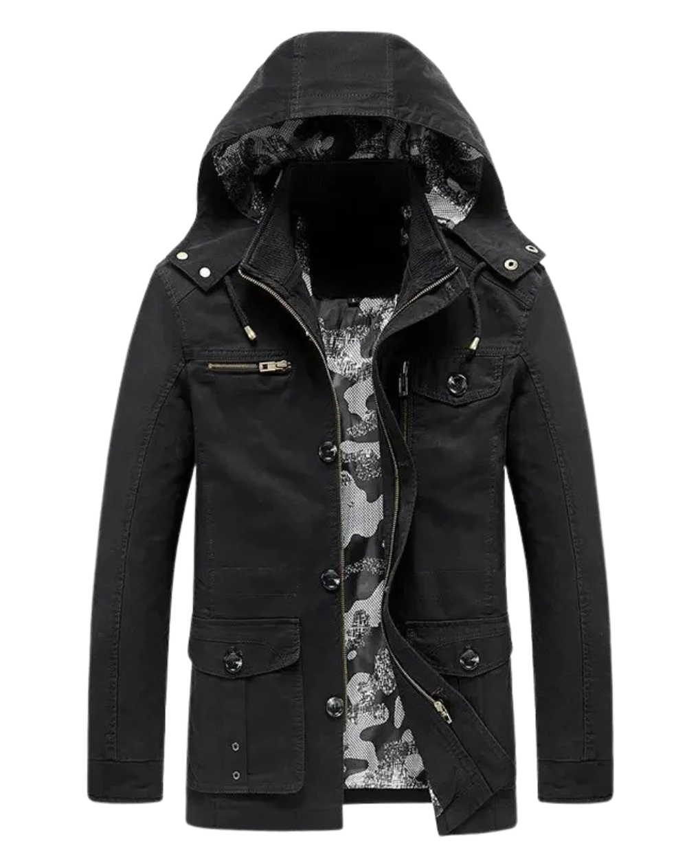 Stilvolle Jacke mit zahlreichen Taschen