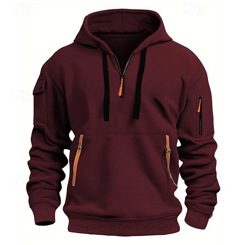 Askov – Taktischer Kapuzenpullover mit Reißverschluss