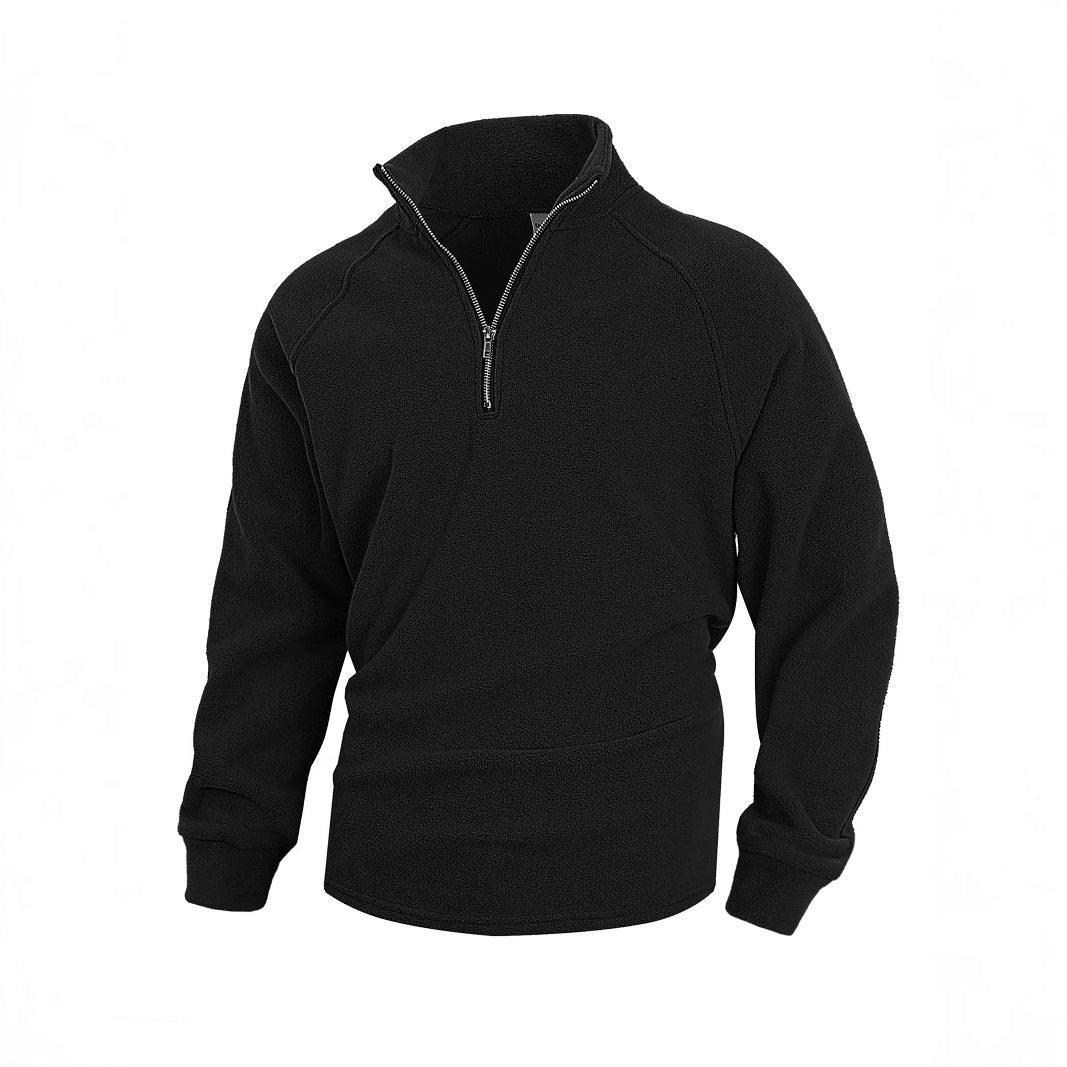 Arne – Fleece-Trainingspullover mit Reißverschluss