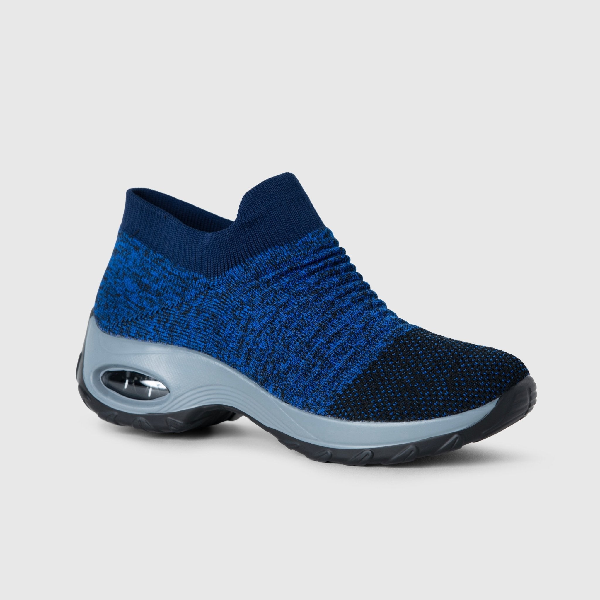 Atmungsaktive Slip-On Stretch Schuhe - Blau