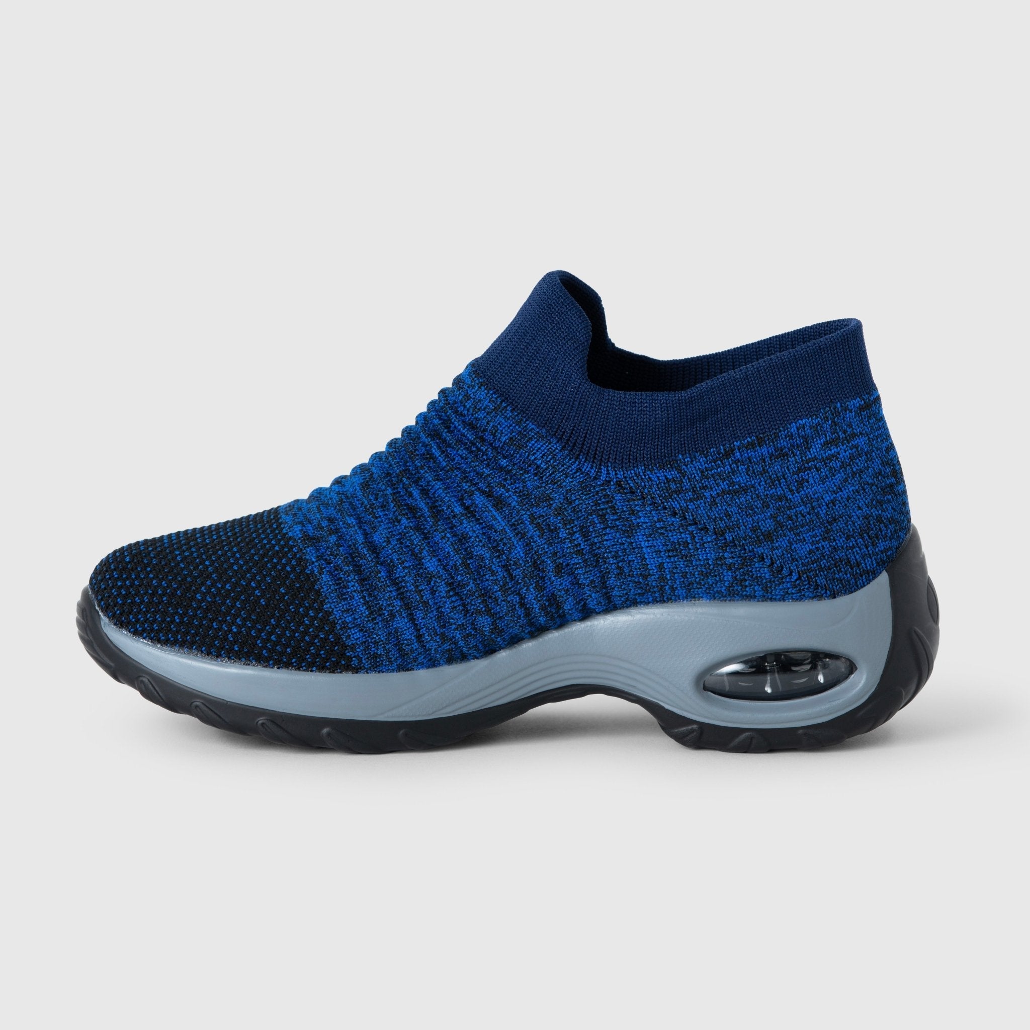 Atmungsaktive Slip-On Stretch Schuhe - Blau