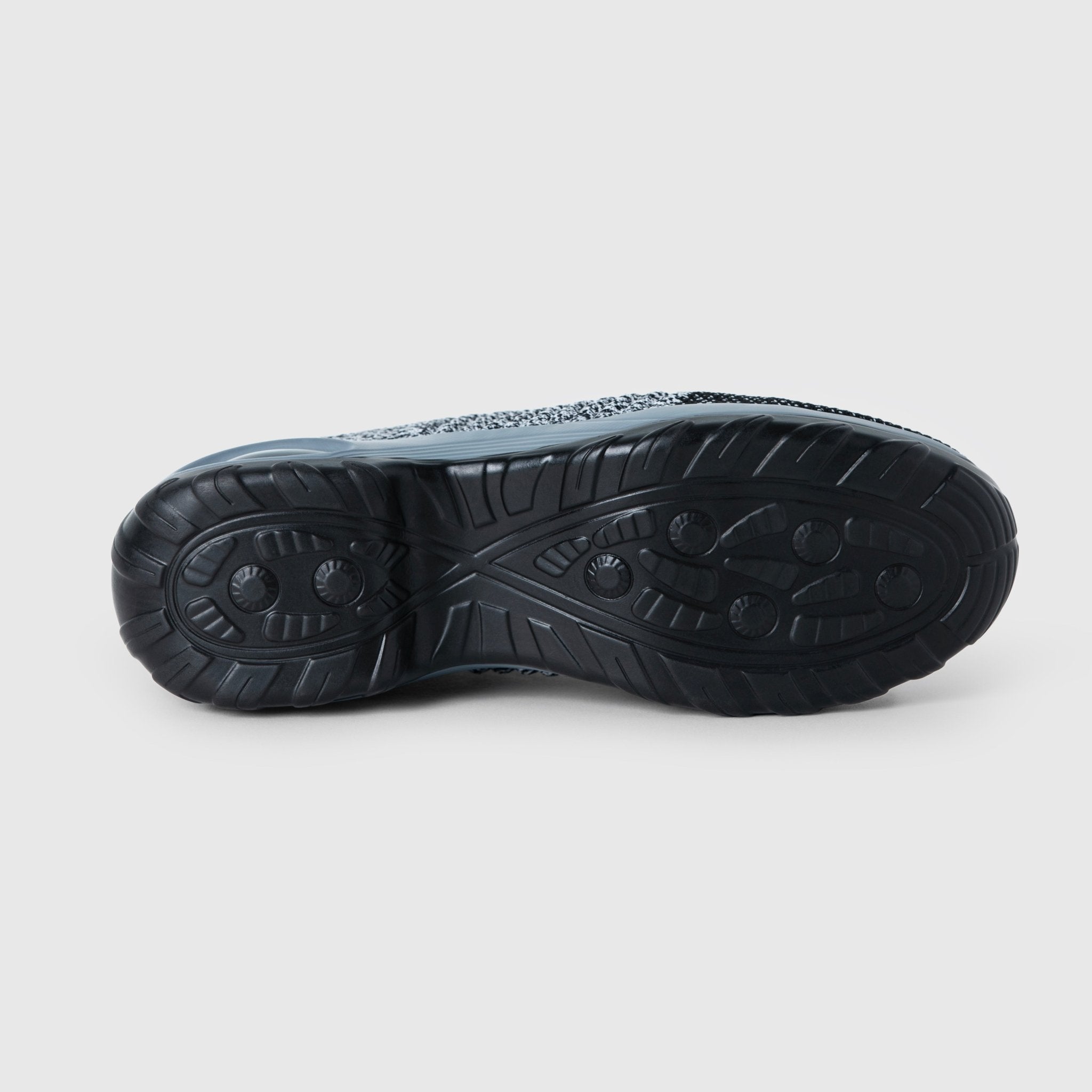 Atmungsaktive Slip-On Stretch Schuhe - Grau